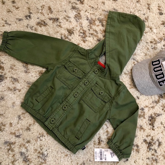 OshKosh B'gosh Other - Baby B’Gosh Army Green Utility Jacket